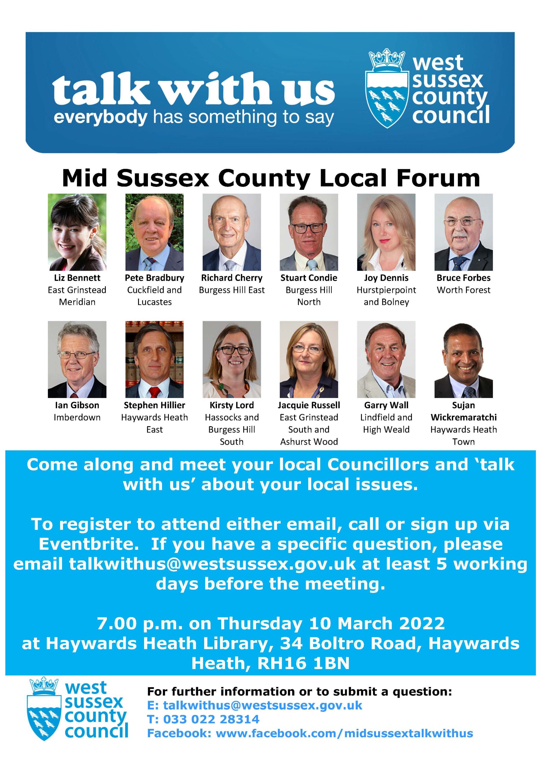 Mid Sussex County Local Forum
