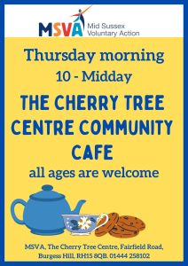 Cherry Tree Centre cafe poster