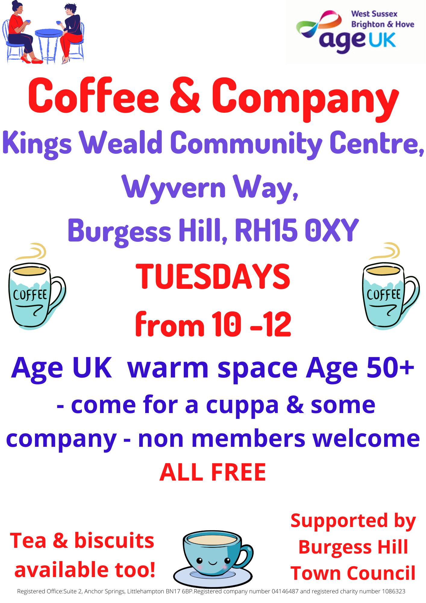 Age UK Coffee KW Tues