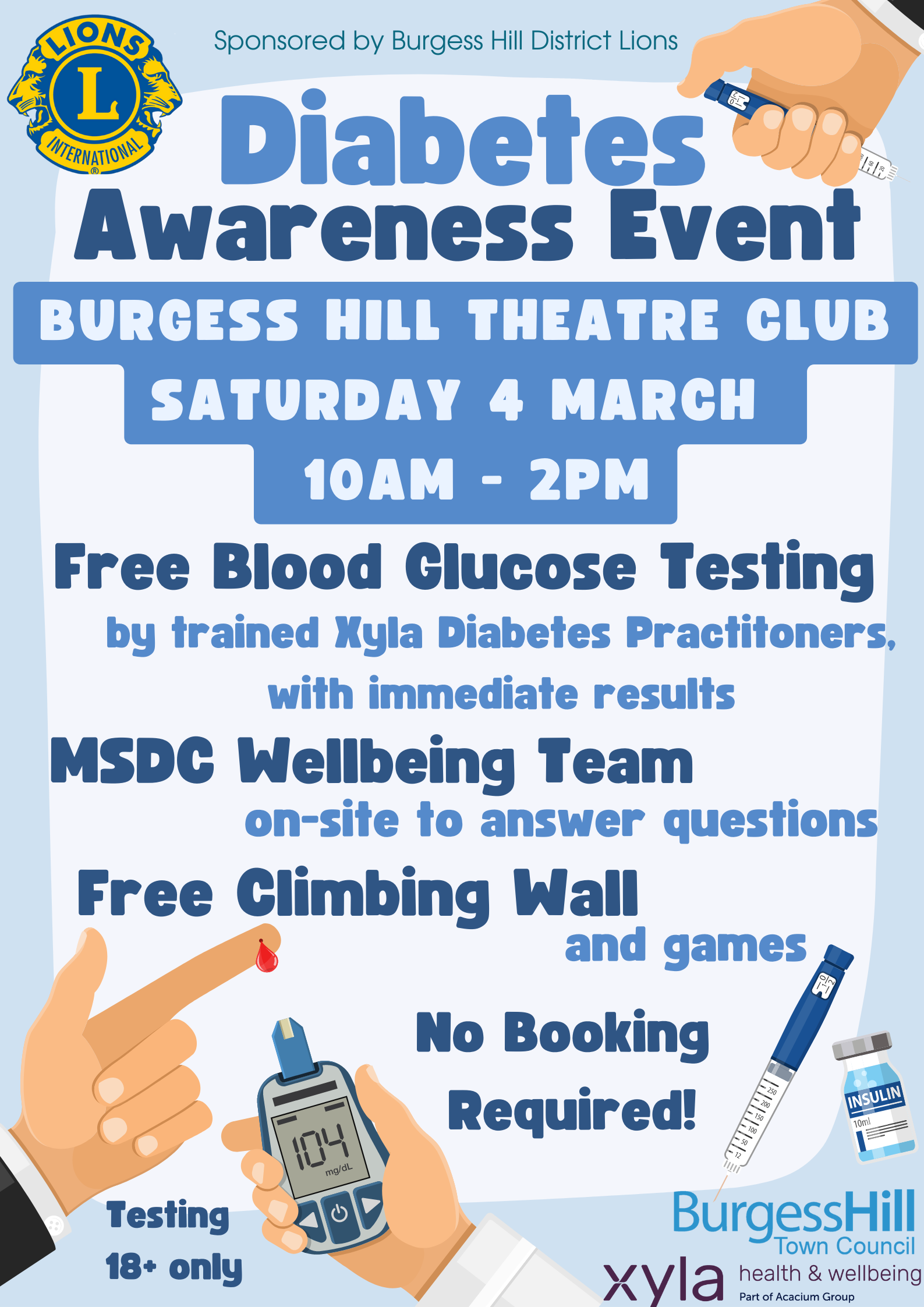 Diabetes Event Poster