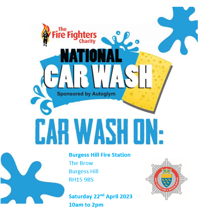 Car Wash Charity poster, 22.04.23