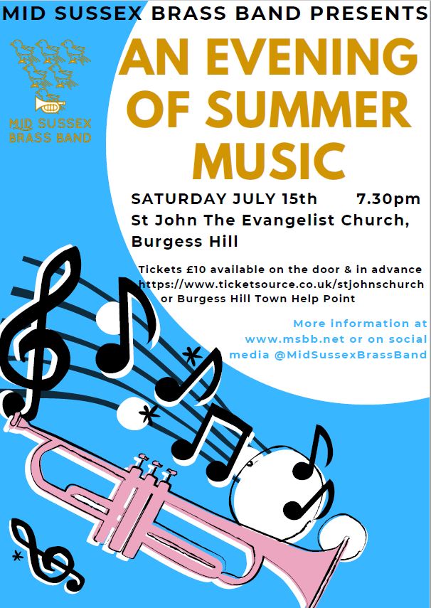 Mid Sussex Brass Band-Summer-poster-2023