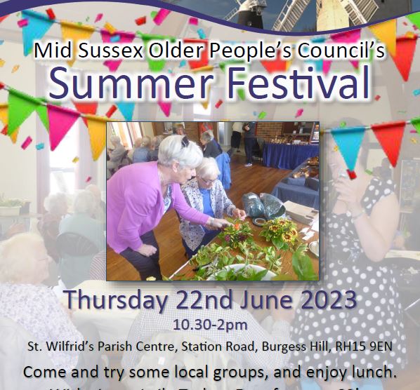 Summer Festival, Older Peoples Council,