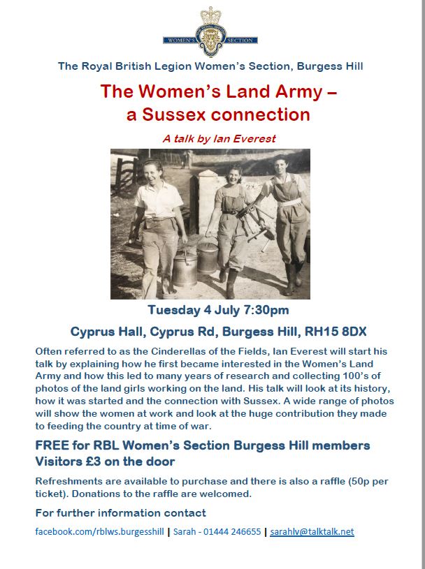The Womens Land Army poster