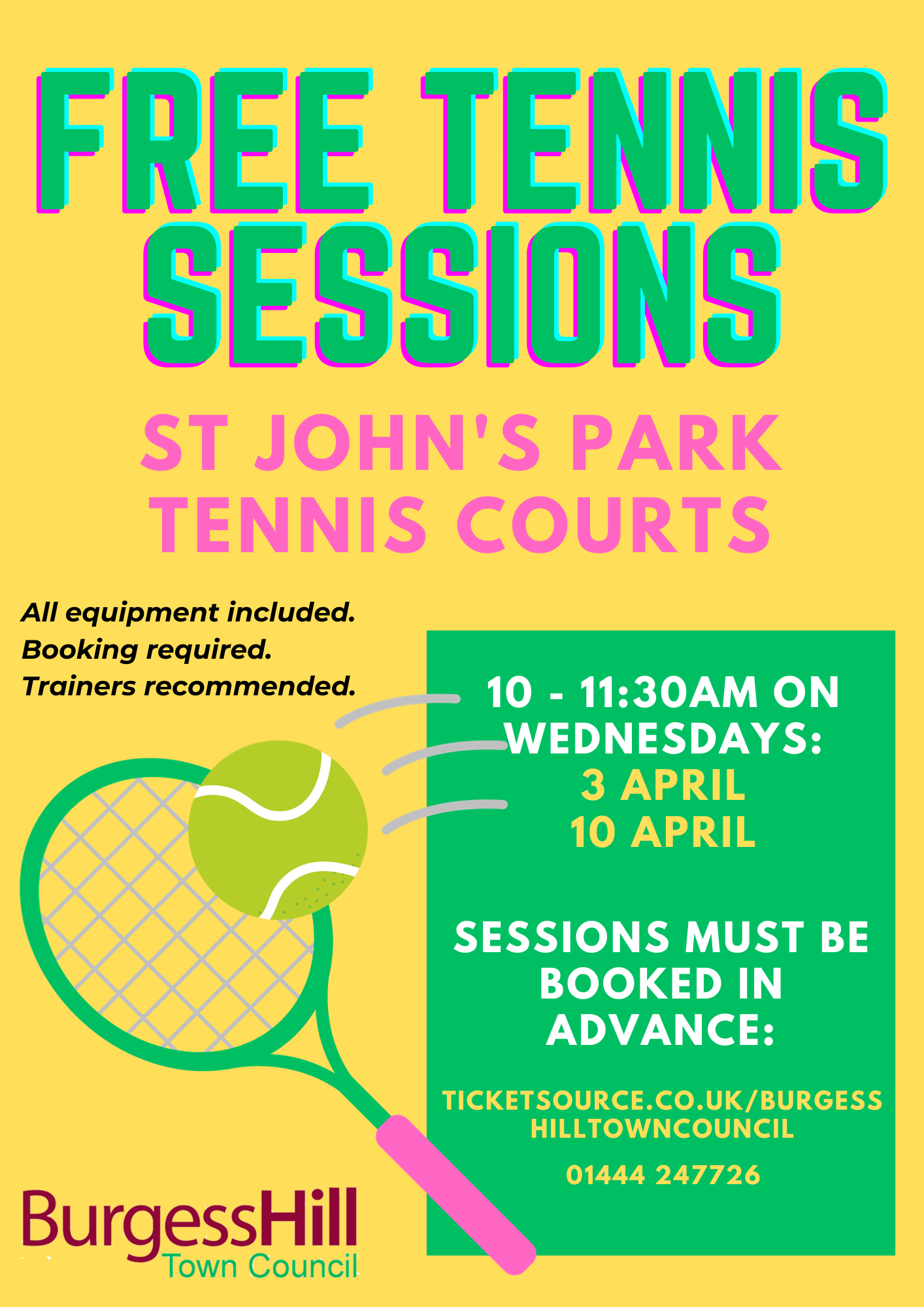 Free Tennis Sessions