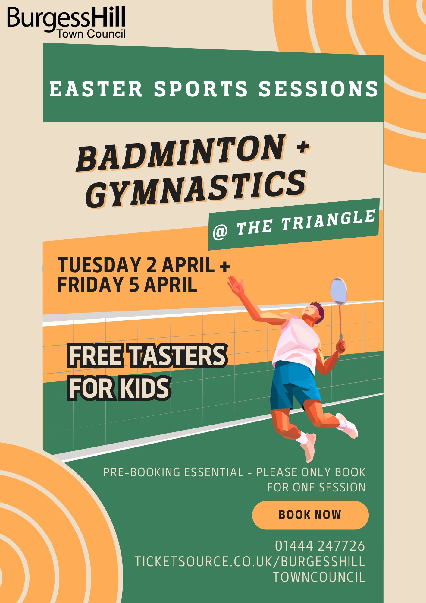 Badminton and Gymnastics