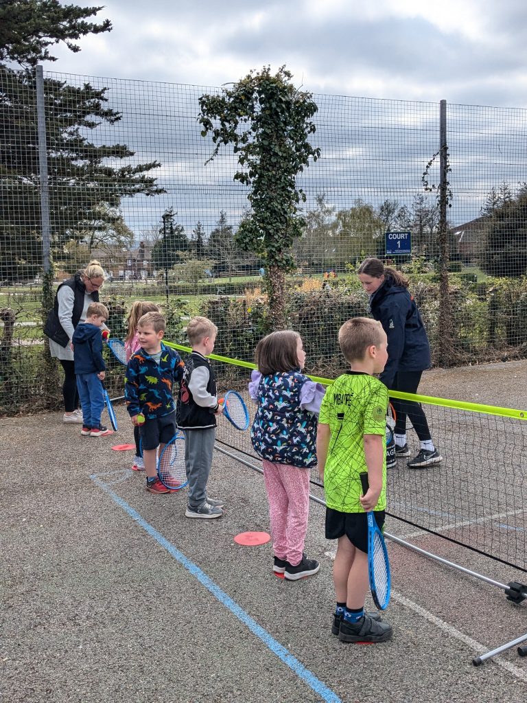 photo of tennis sessions Easter 2025