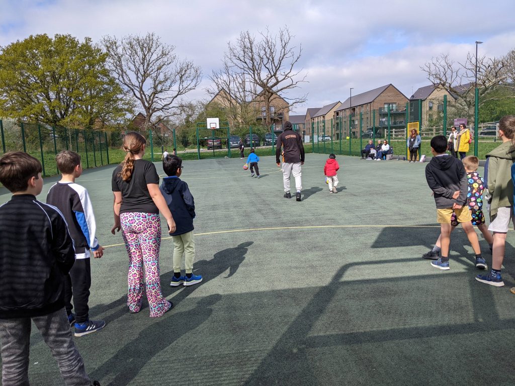 photo of basketball sessions Easter 2025