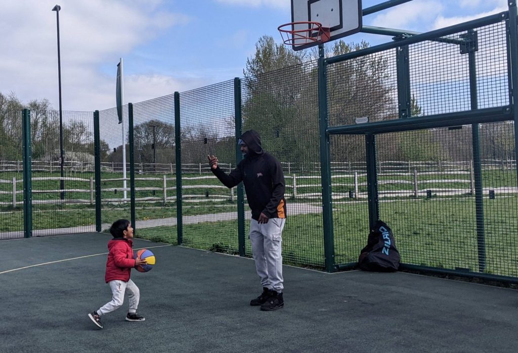 photo of basketball sessions Easter 2025