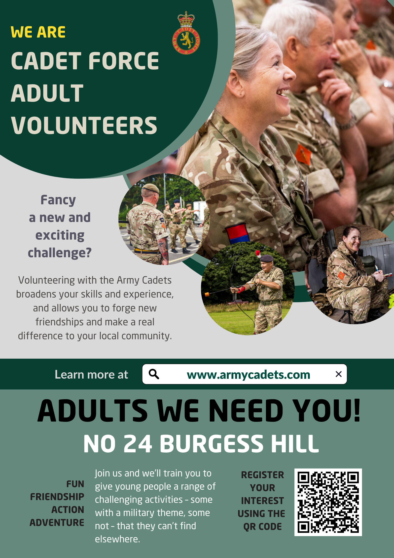 Cadet Force Adult Volunteers Needed